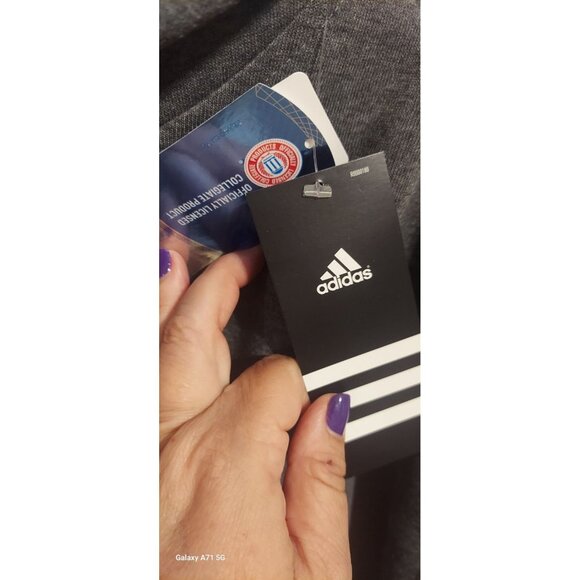 Adidas 3XLT Arkansas Razorbacks Embroidered Sweatshirt Hoodie NCAA Football NWT - Picture 5 of 8